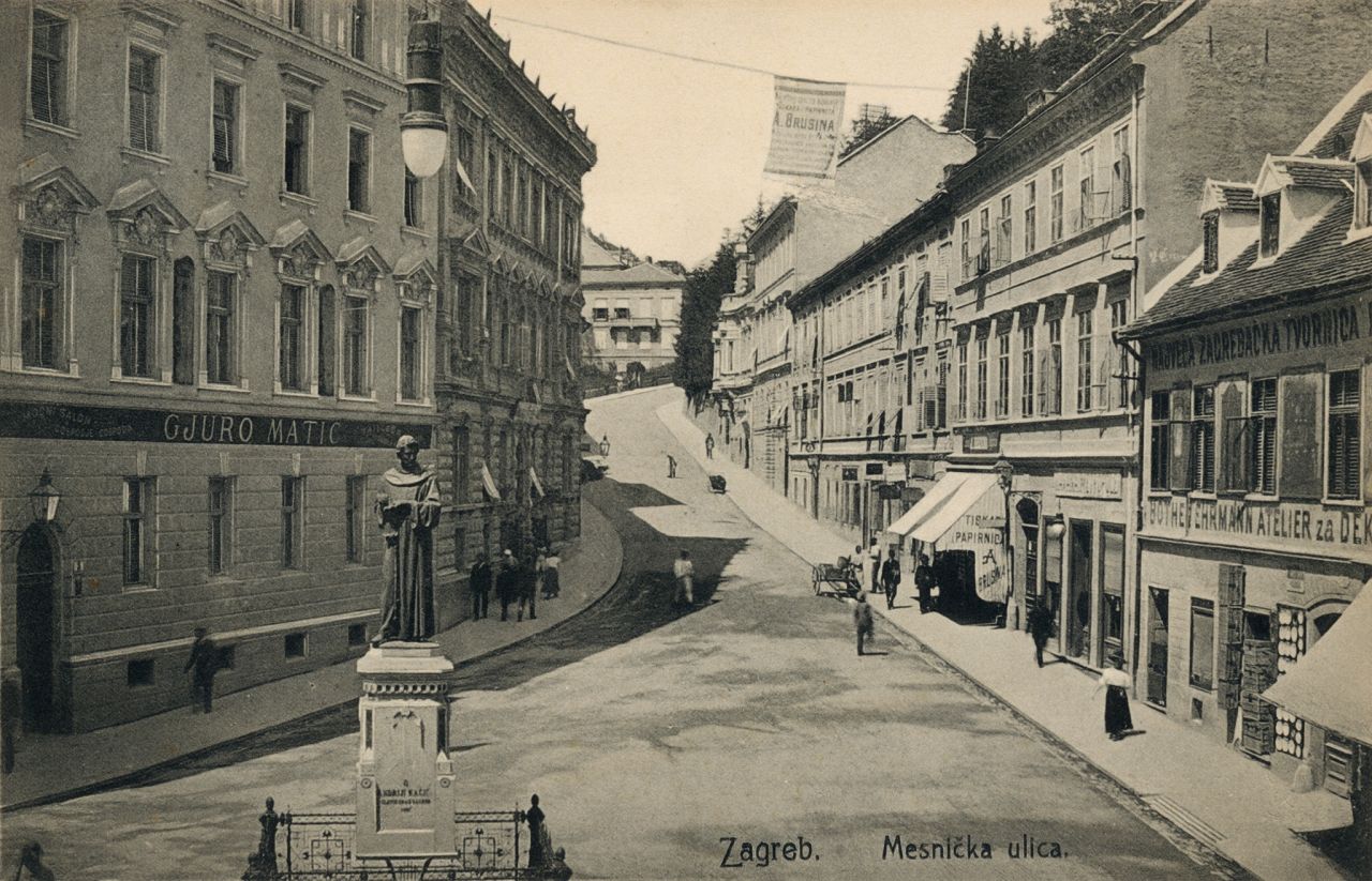 Mesnička ulica, oko 1905. godine